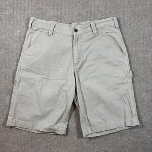 Carhartt Rugged Flex Relaxed‎ Fit Canavs Utility Work Short Men's Size 33 EUC